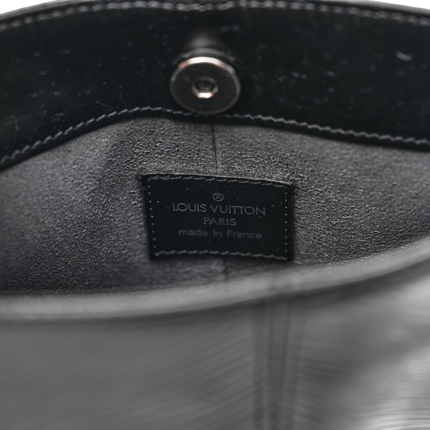 Louis Vuitton Epi Demi Lune Pochette Black 6 of 9