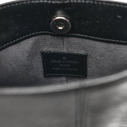Louis Vuitton Epi Demi Lune Pochette Black 6 of 9
