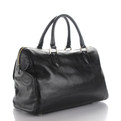Mulberry Glossy Goatskin Medium Del Rey Satchel Black 3 of 8