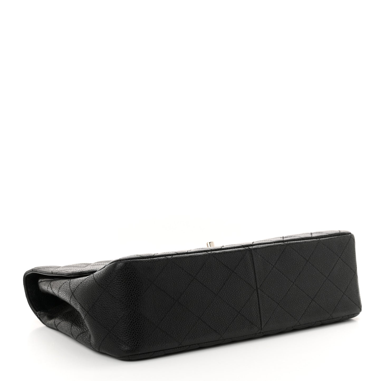 Caviar Quilted Jumbo Single Flap Black