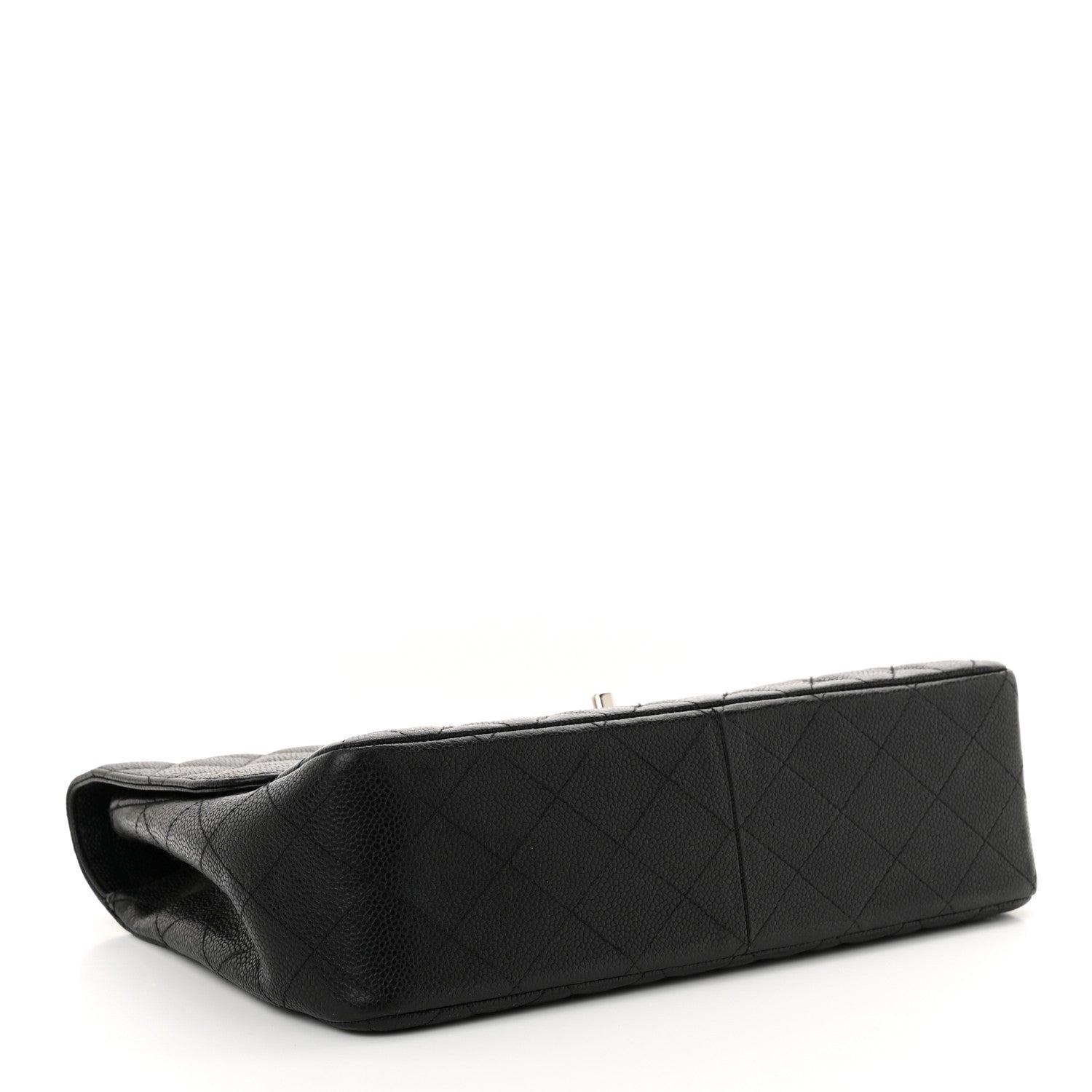 Chanel Caviar Quilted Jumbo Single Flap Black 4 of 13