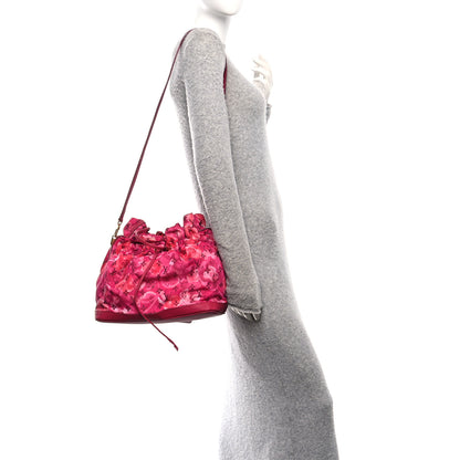 Louis Vuitton Nylon Monogram Ikat Noefull MM Rose Indien 3 of 23