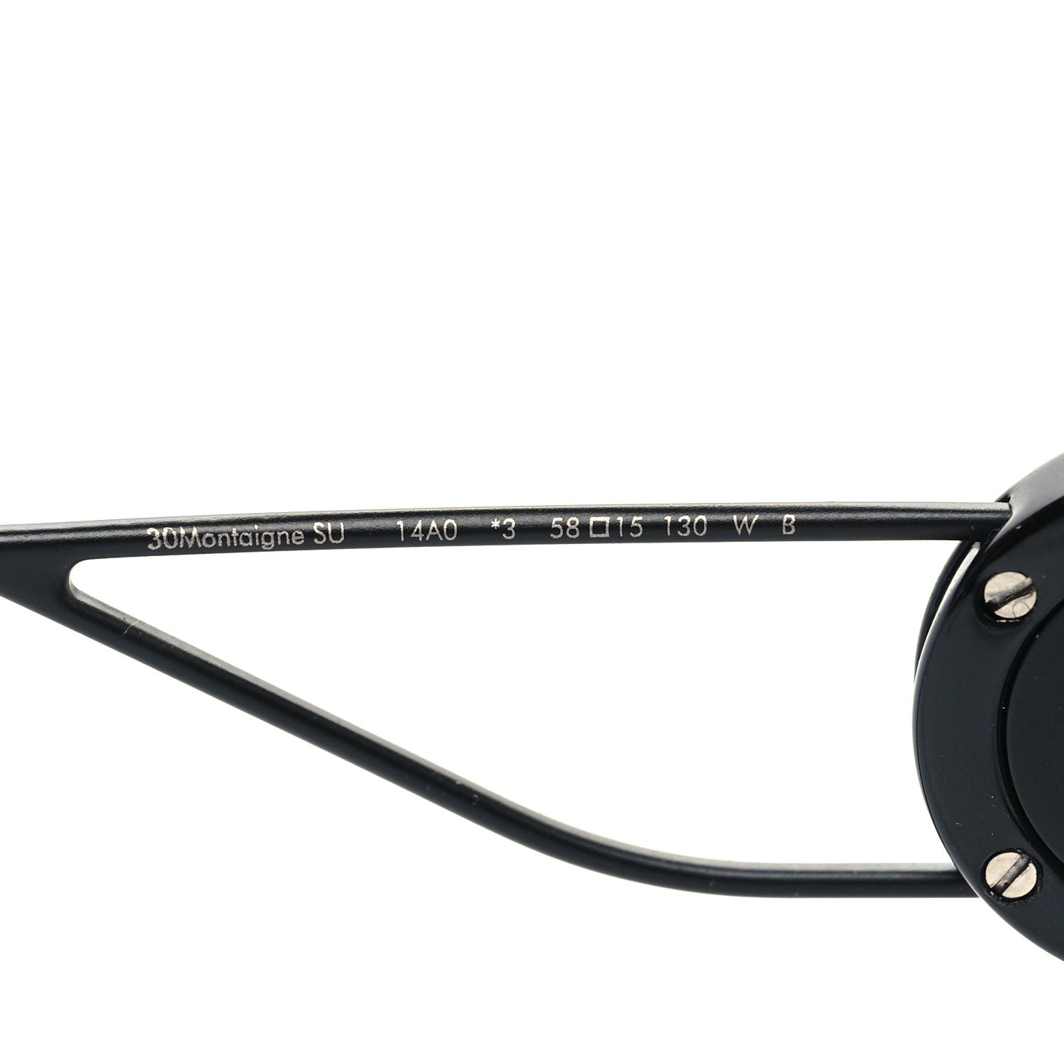 Christian Dior Square 30 Montaigne Sunglasses Black 6 of 8