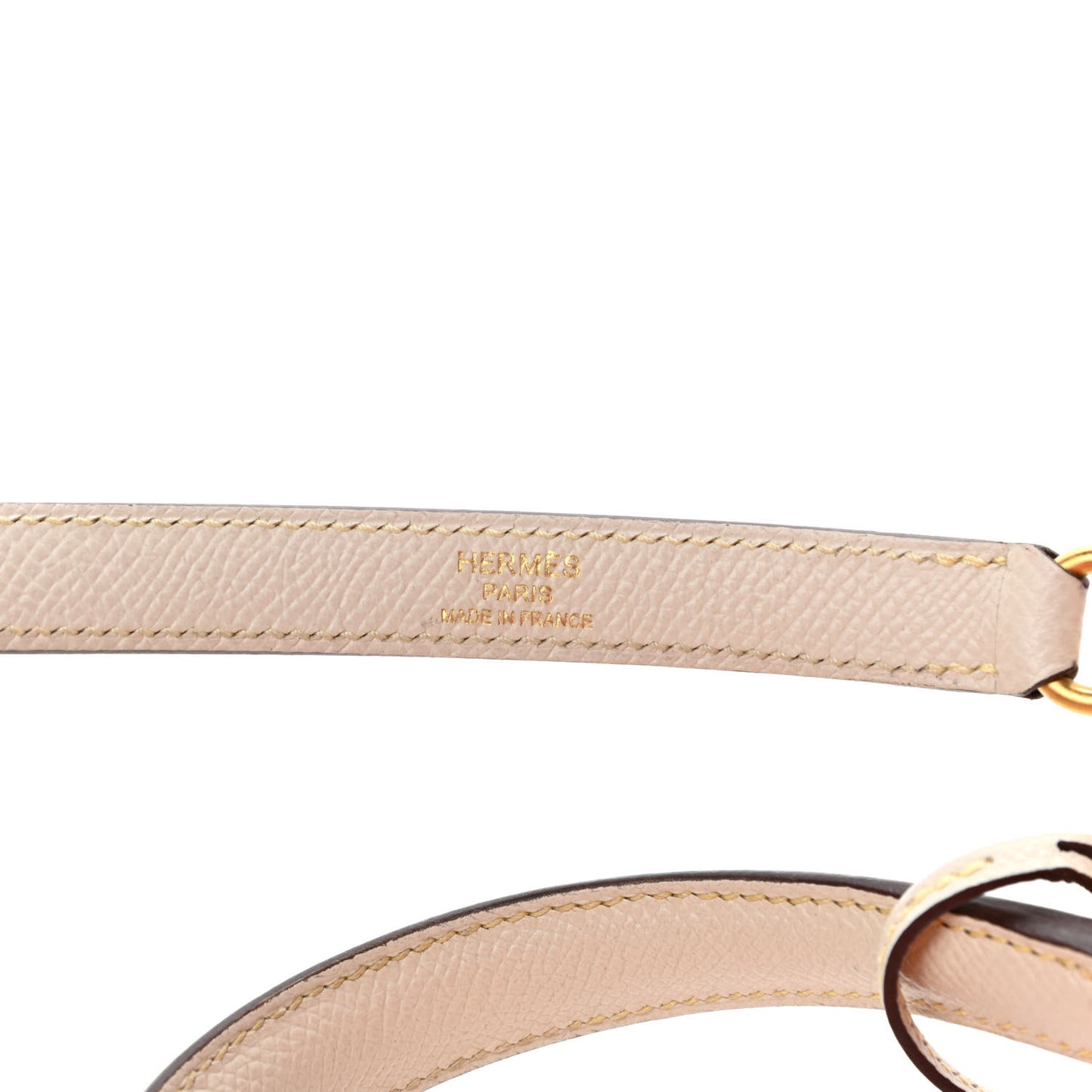 Epsom Bi-Color Horseshoe Kelly Sellier 25 Rose Azalee Craie