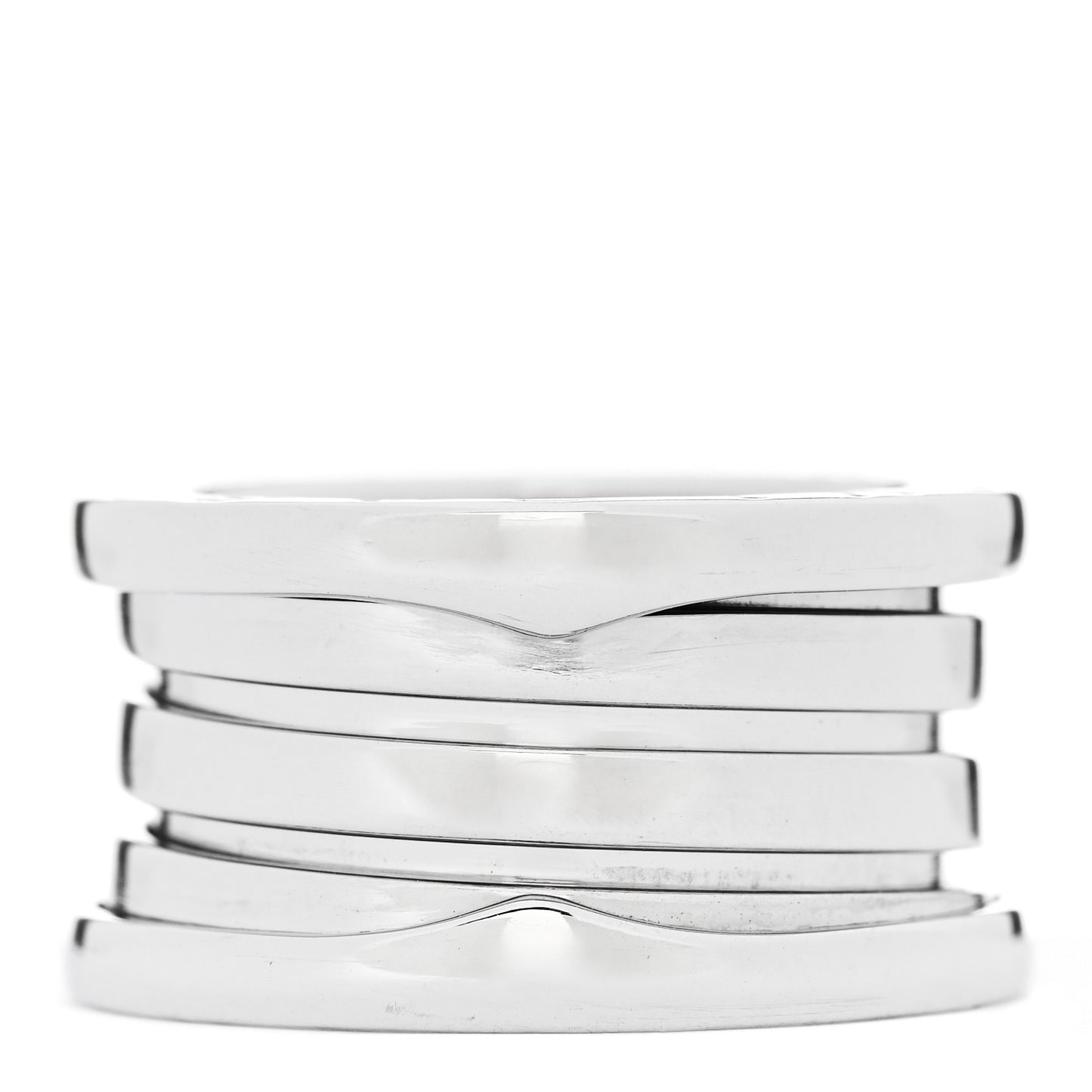 18K White Gold B.Zero1 Four-Band Ring 48 4.5