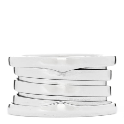 Bulgari 18K White Gold B.Zero1 Four-Band Ring 48 4.5 1 of 5