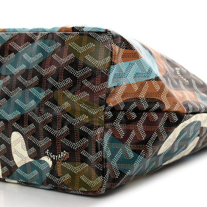 Goyard Goyardine Saint Louis Lettres Camouflage PM Black Blue 11 of 11