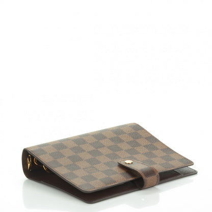 Louis Vuitton Damier Ebene Medium Ring Agenda Cover 4 of 7