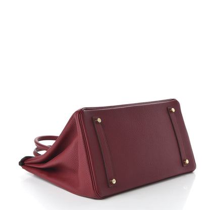 Hermes Togo Birkin 35 Rouge Grenat 4 of 11