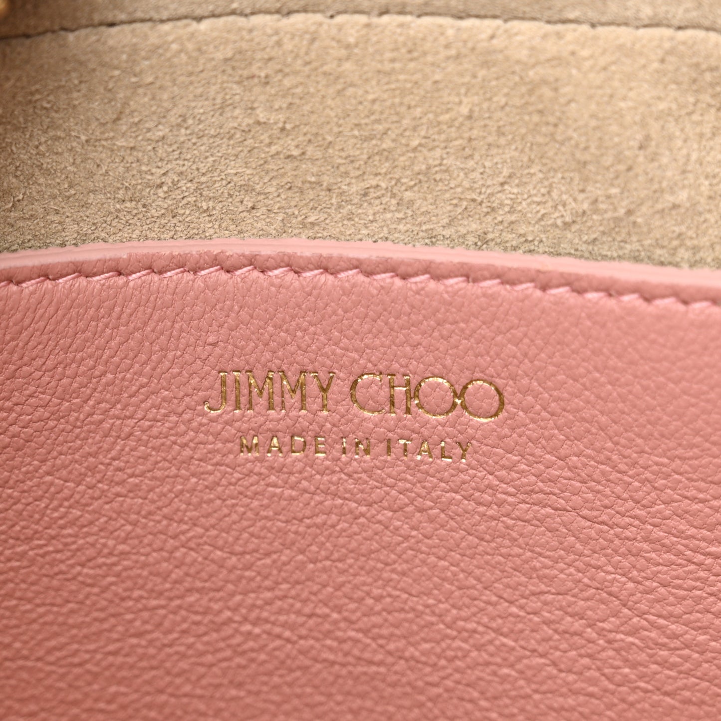 Calfskin Crocodile Embossed Varenne Camera Bag Blush