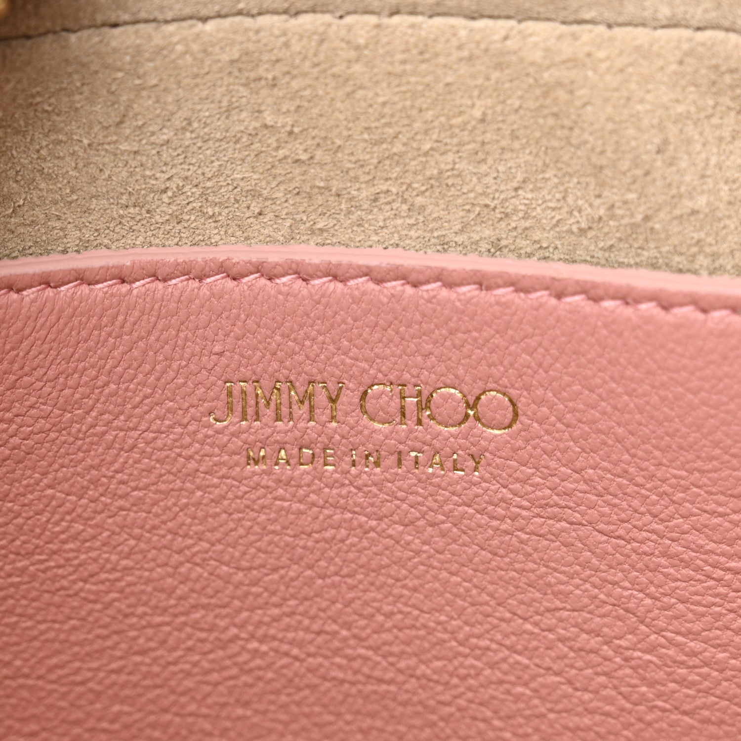 Jimmy Choo Calfskin Crocodile Embossed Varenne Camera Bag Blush 6 of 10