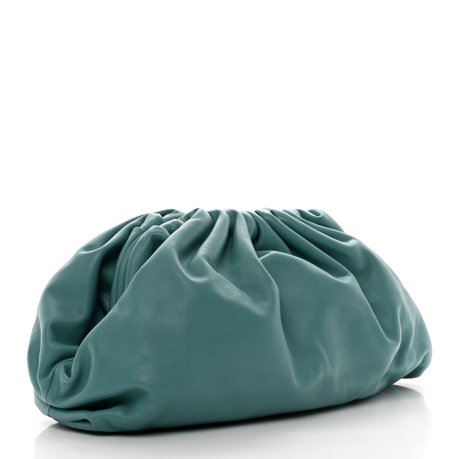 Bottega Veneta Smooth Butter Calf The Pouch Oversized Clutch Linoleum 3 of 9