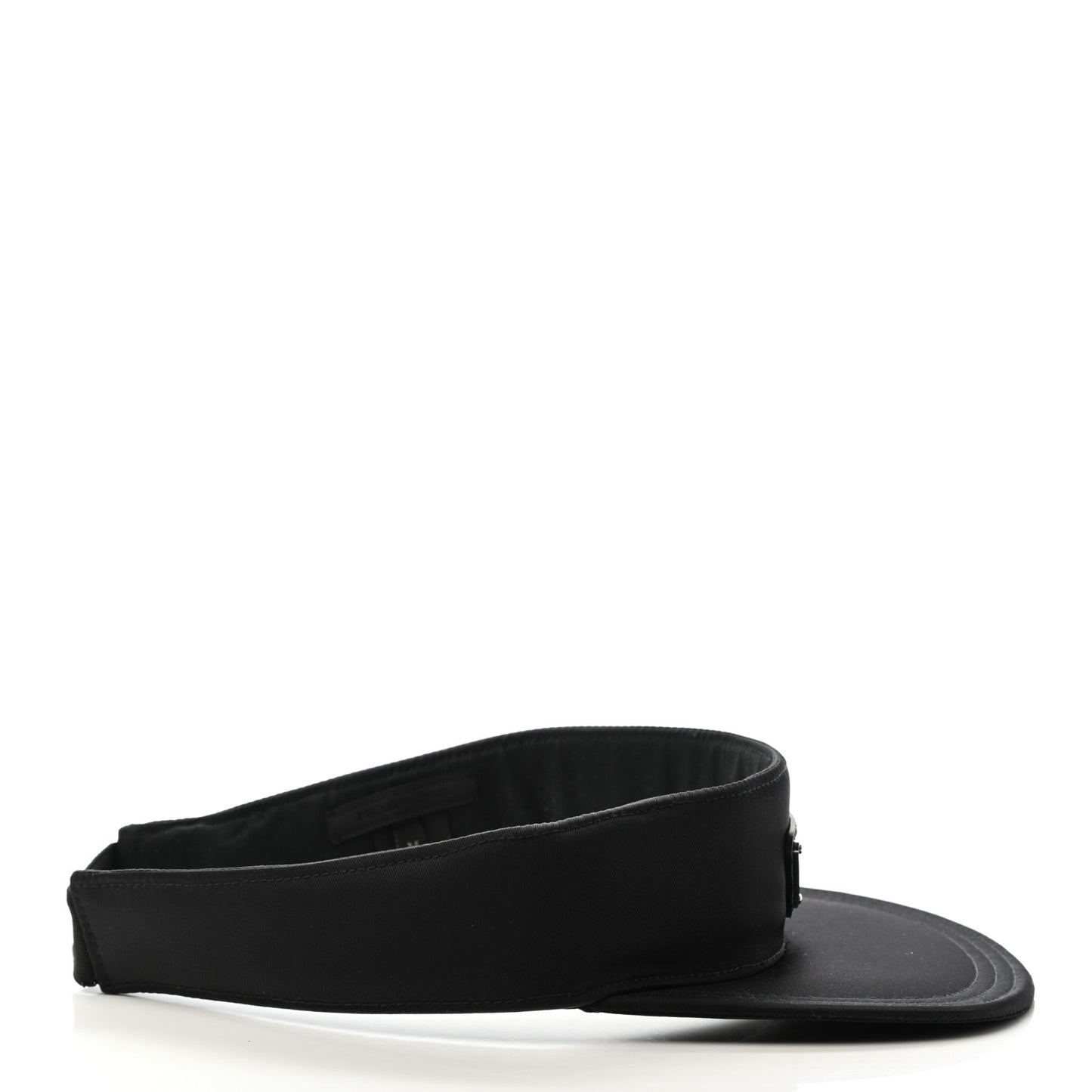 Nylon Metal Triangle Logo Visor M Black