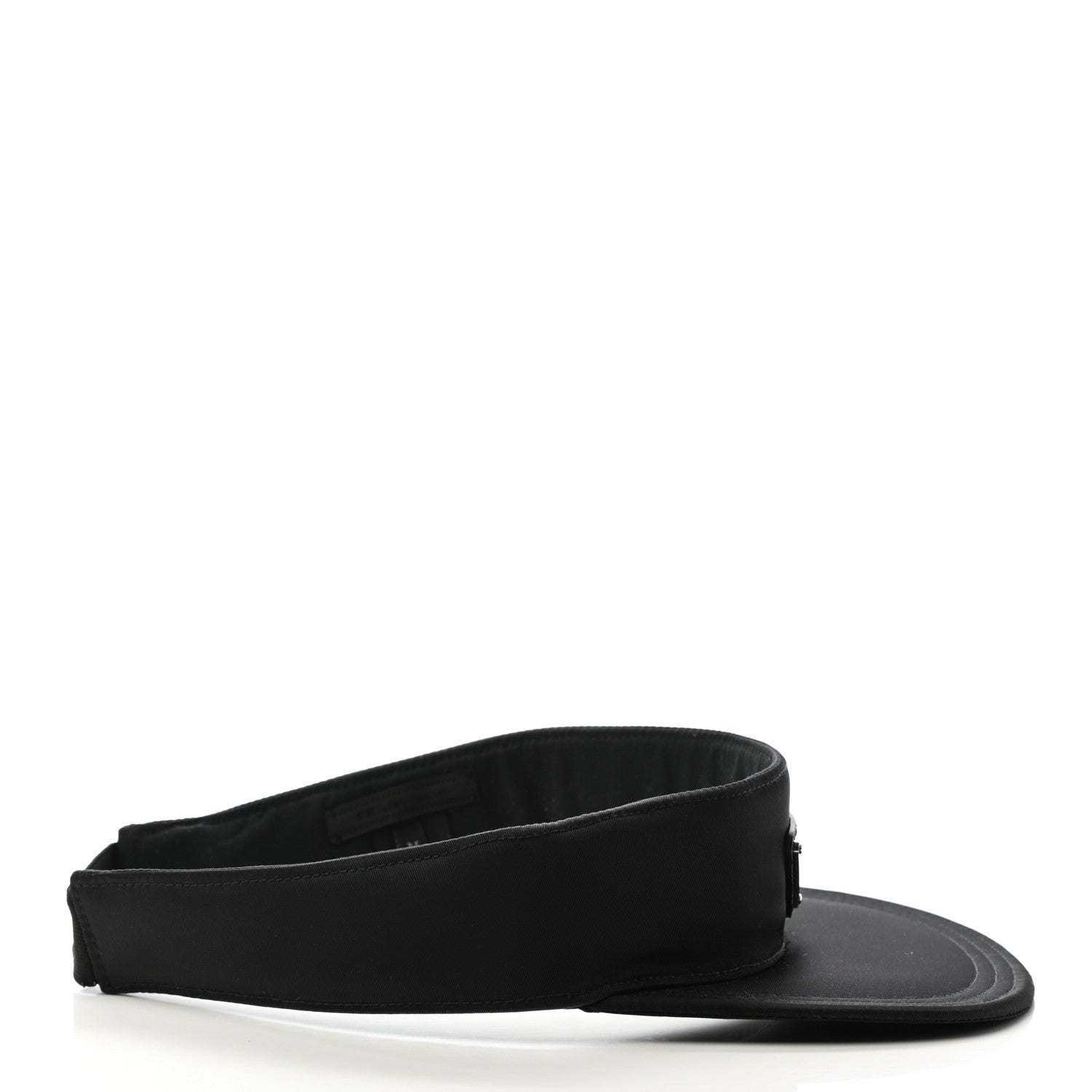 Prada Nylon Metal Triangle Logo Visor M Black 5 of 8
