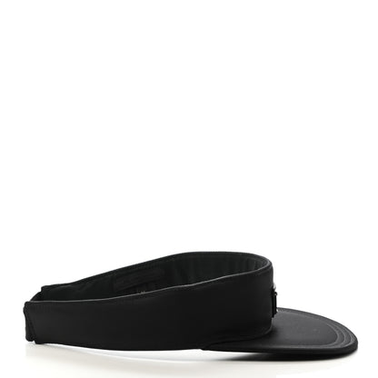 Prada Nylon Metal Triangle Logo Visor M Black 5 of 8