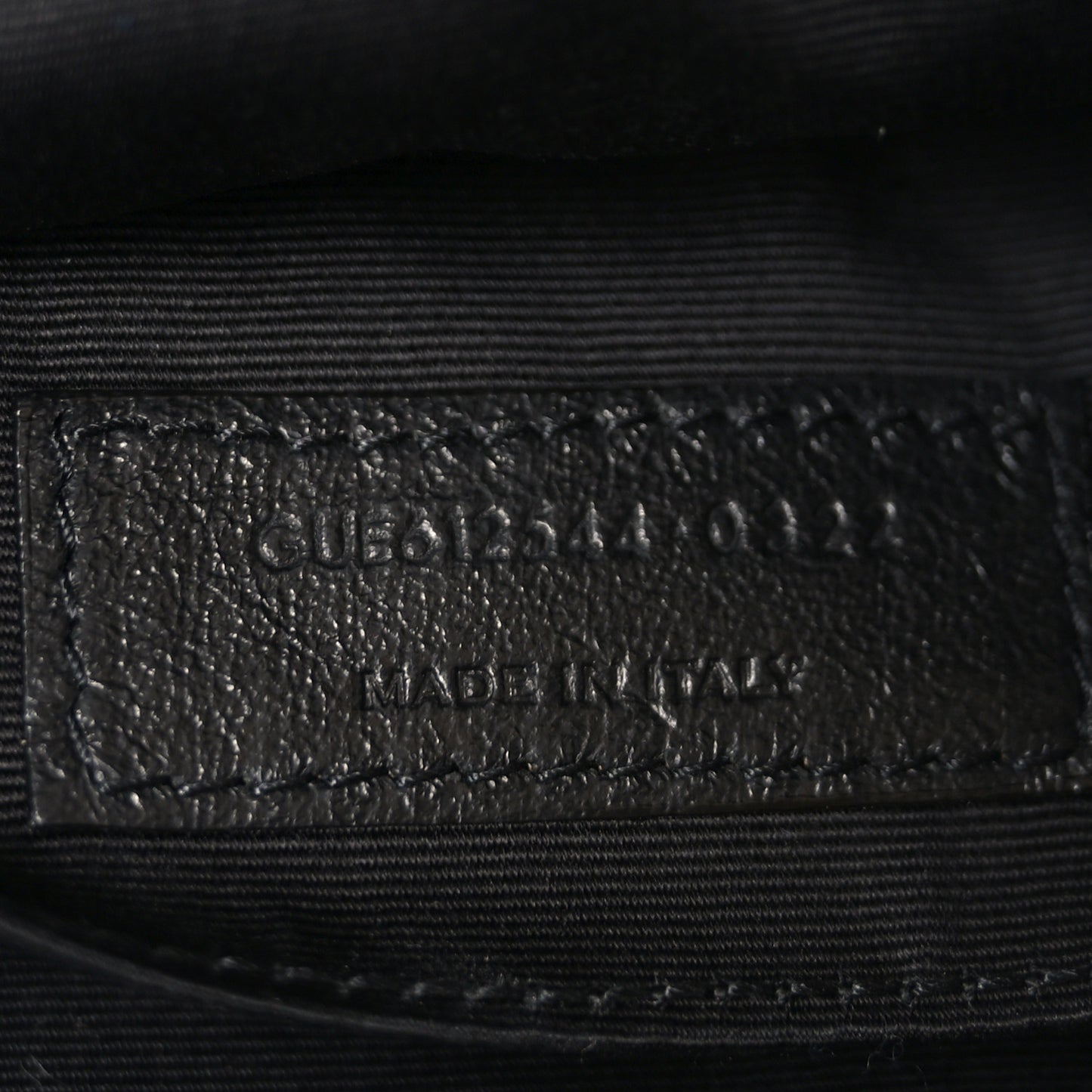 Calfskin Matelasse Monogram Lou Camera Bag Black