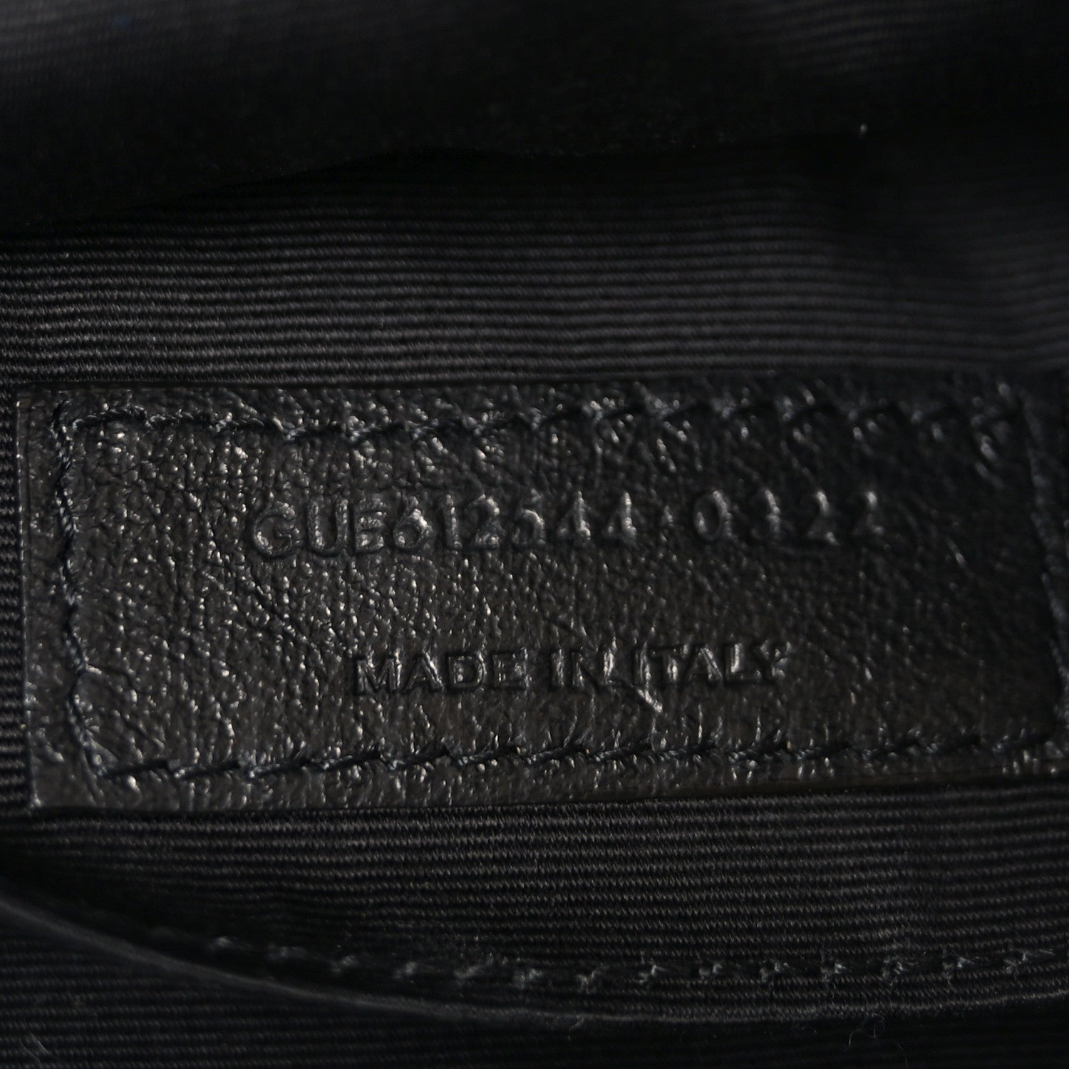 Saint Laurent Calfskin Matelasse Monogram Lou Camera Bag Black 7 of 10