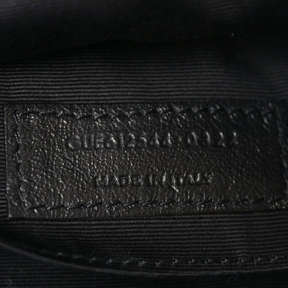 Saint Laurent Calfskin Matelasse Monogram Lou Camera Bag Black 7 of 10