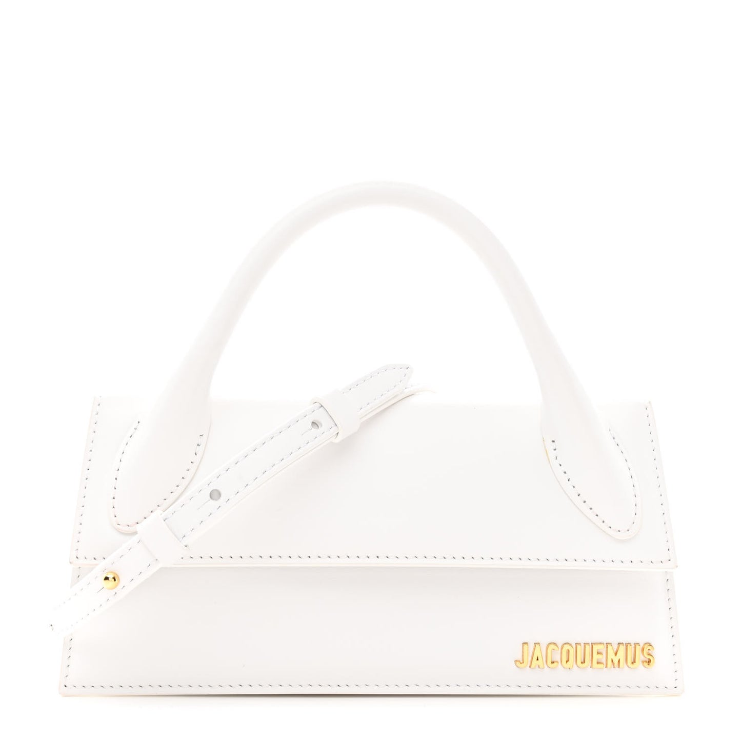 Smooth Calfskin Le Chiquito Long White