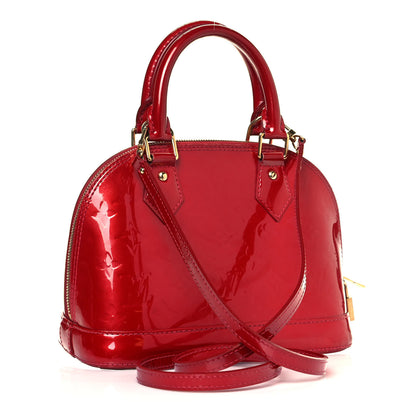 Louis Vuitton Vernis Alma BB Pomme D'Amour 2 of 15