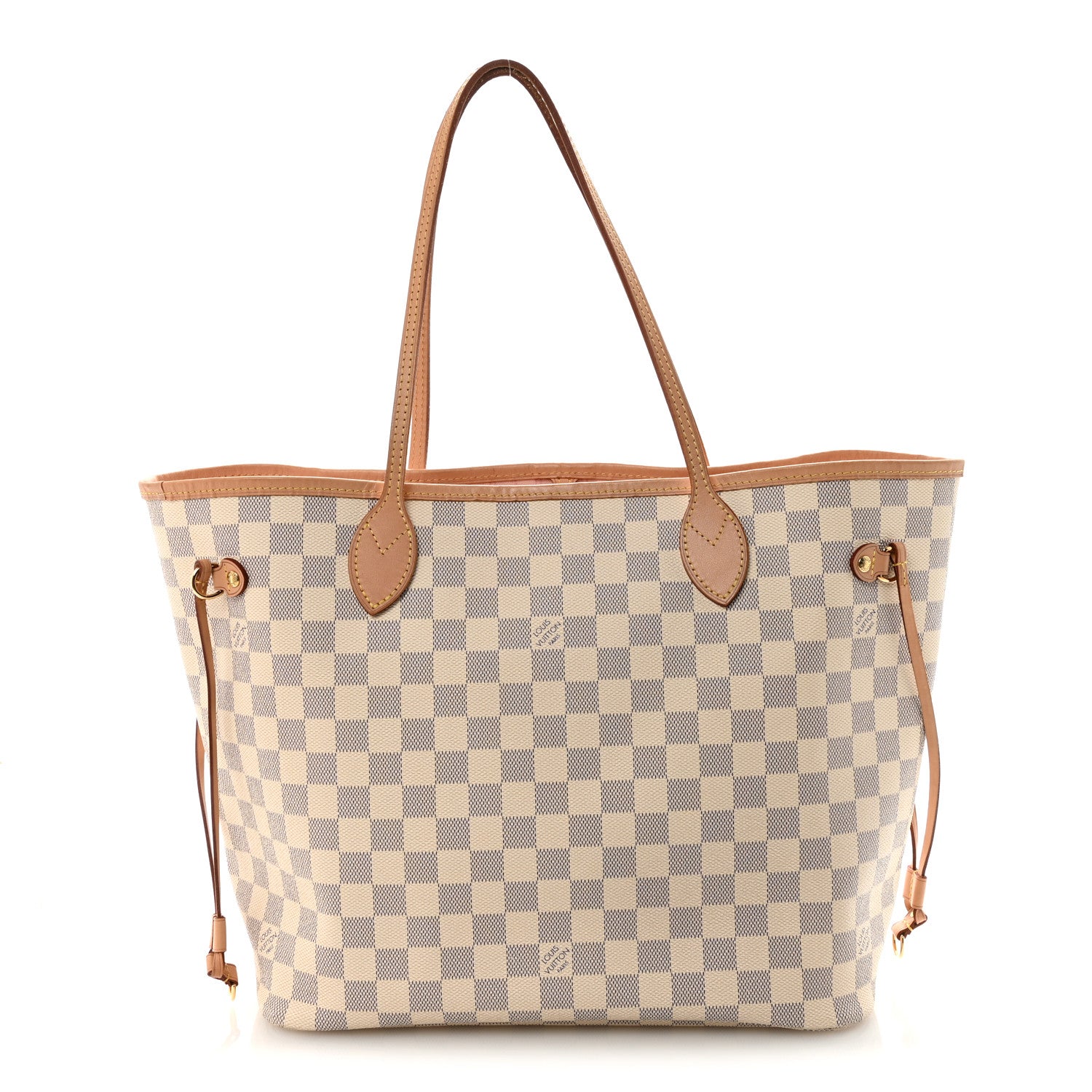 Louis Vuitton Damier Azur Neo Neverfull MM Rose Ballerine 1 of 9