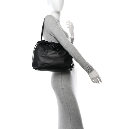 The Row Nappa Angy Hobo Bag Black 2 of 11