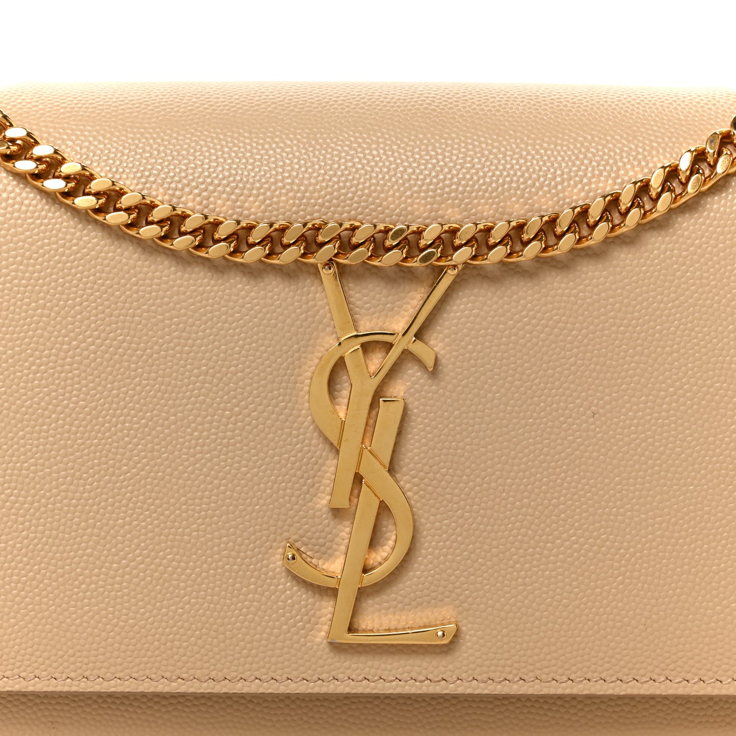 Grain De Poudre Small Monogram Kate Satchel Nude Powder