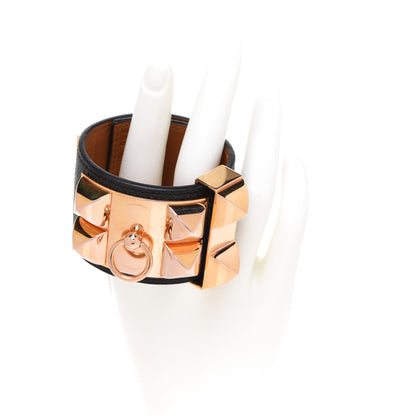 Hermes Epsom Collier de Chien CDC Bracelet XS Black 2 of 6