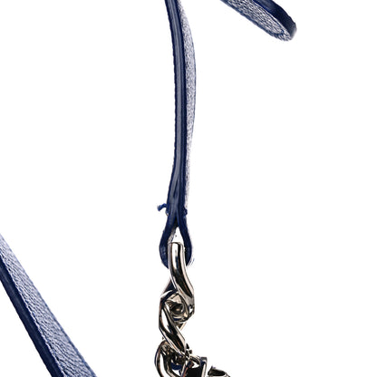Christian Dior Grained Calfskin Medium Diorama Flap Bag Blue 18 of 18