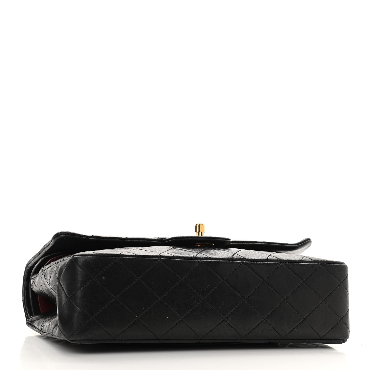 Chanel Lambskin Quilted Medium Double Flap Black 4 of 11