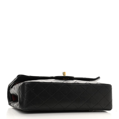 Chanel Lambskin Quilted Medium Double Flap Black 4 of 11