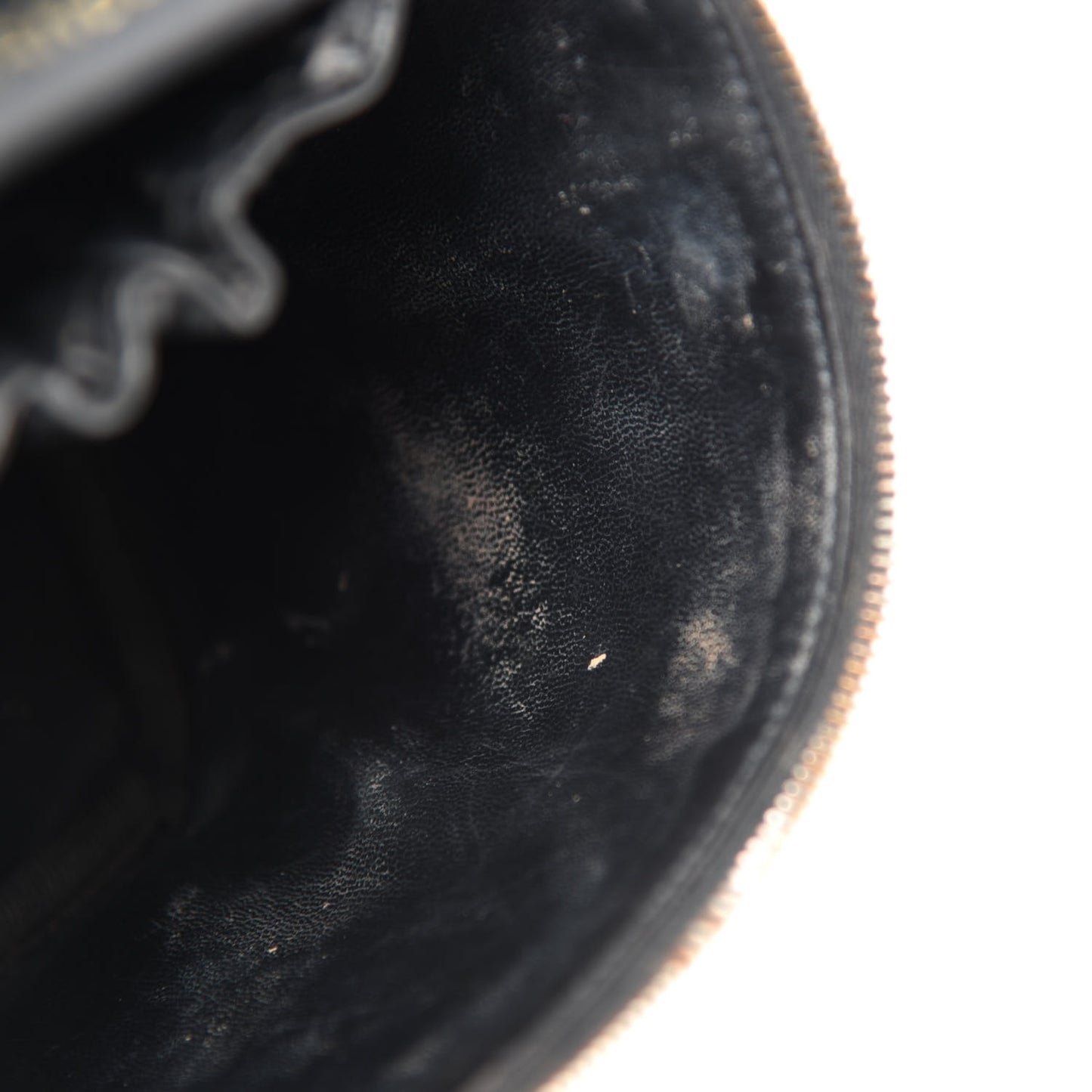 Lambskin Vanity Cosmetic Case Black
