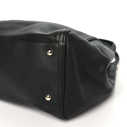 Gucci Pebbled Calfskin Medium Soho Shoulder Bag Black 10 of 10