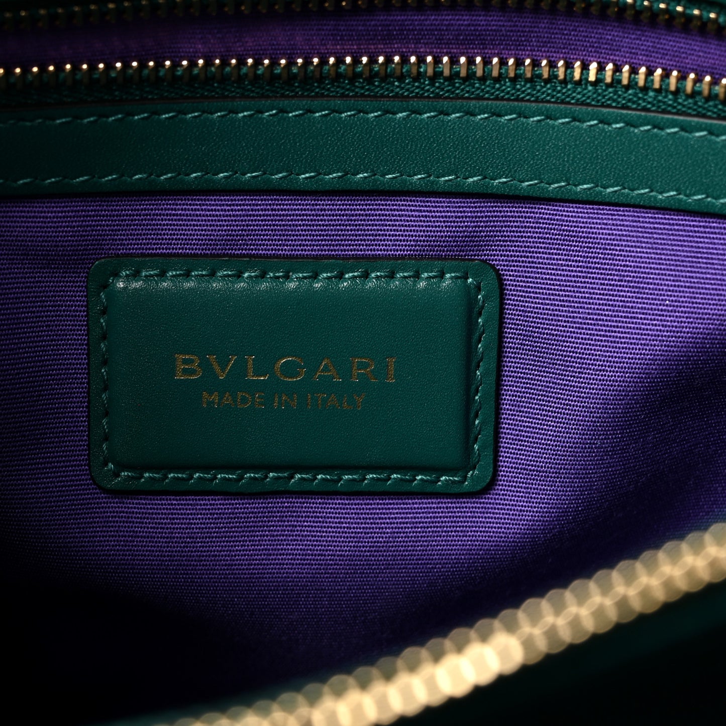 Calfskin Serpenti Forever Shoulder Bag Emerald Green