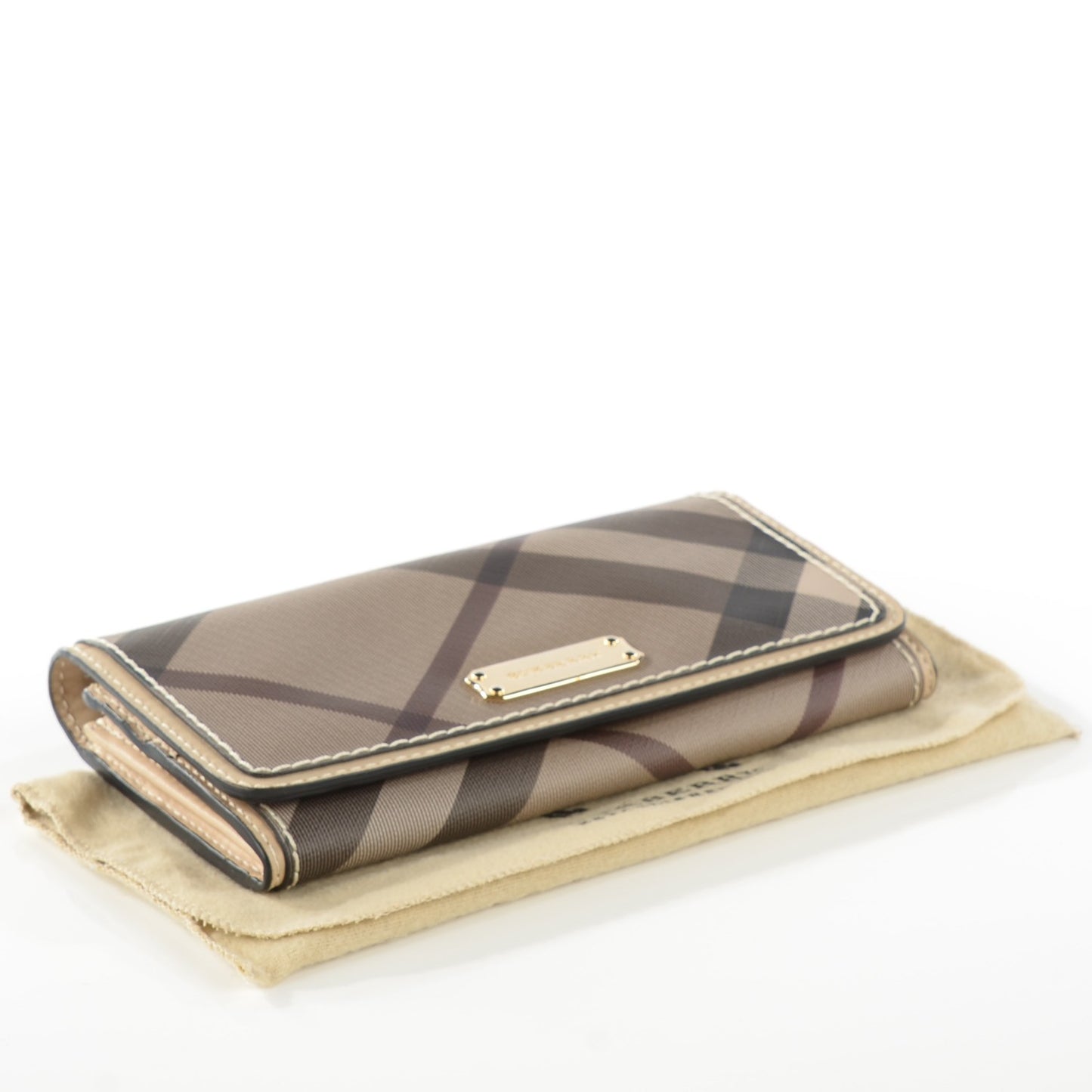 Smoked Check Continental Wallet