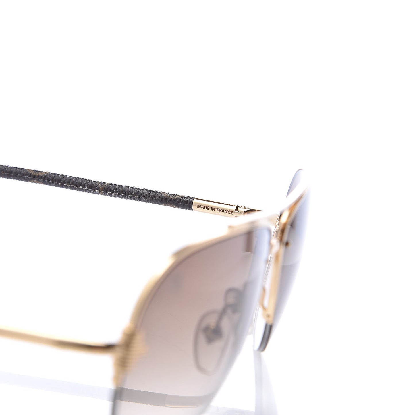 Monogram Petite Viola Pilote Aviator Sunglasses Z0571U Brown