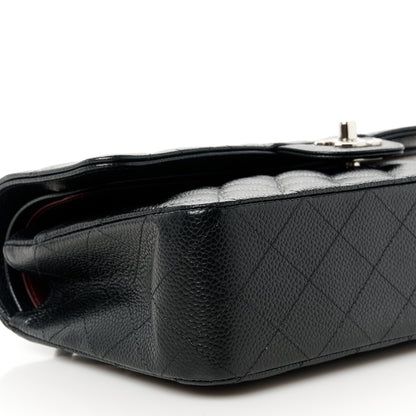 Chanel Caviar Quilted Medium Double Flap Black 10 of 12