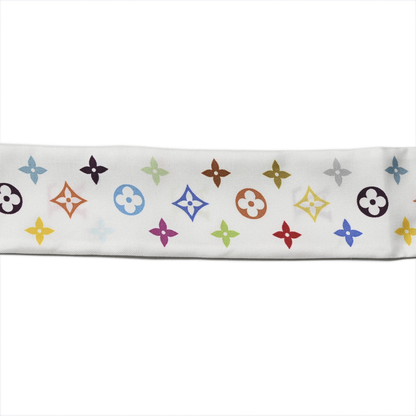 LV X TM Silk Monogram Multicolor BB Bandeau White