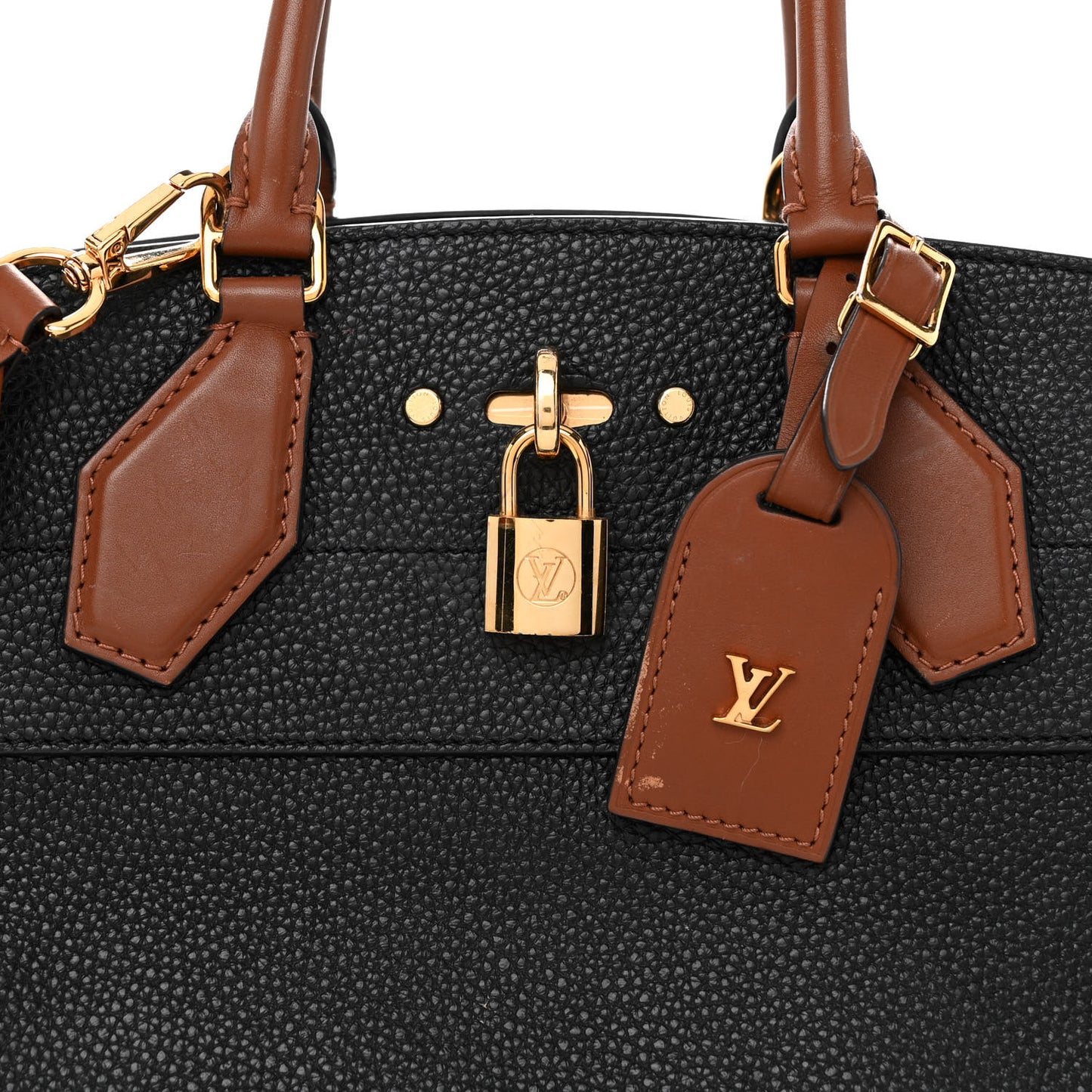 Calfskin City Steamer EW Black Gold