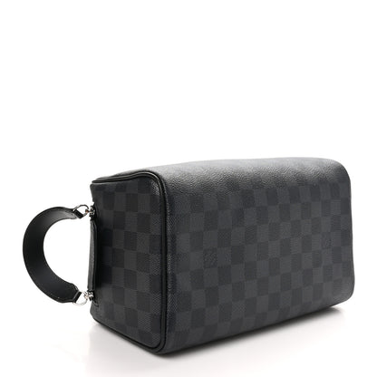 Louis Vuitton Damier Graphite Dopp Kit Toilet Pouch 4 of 10