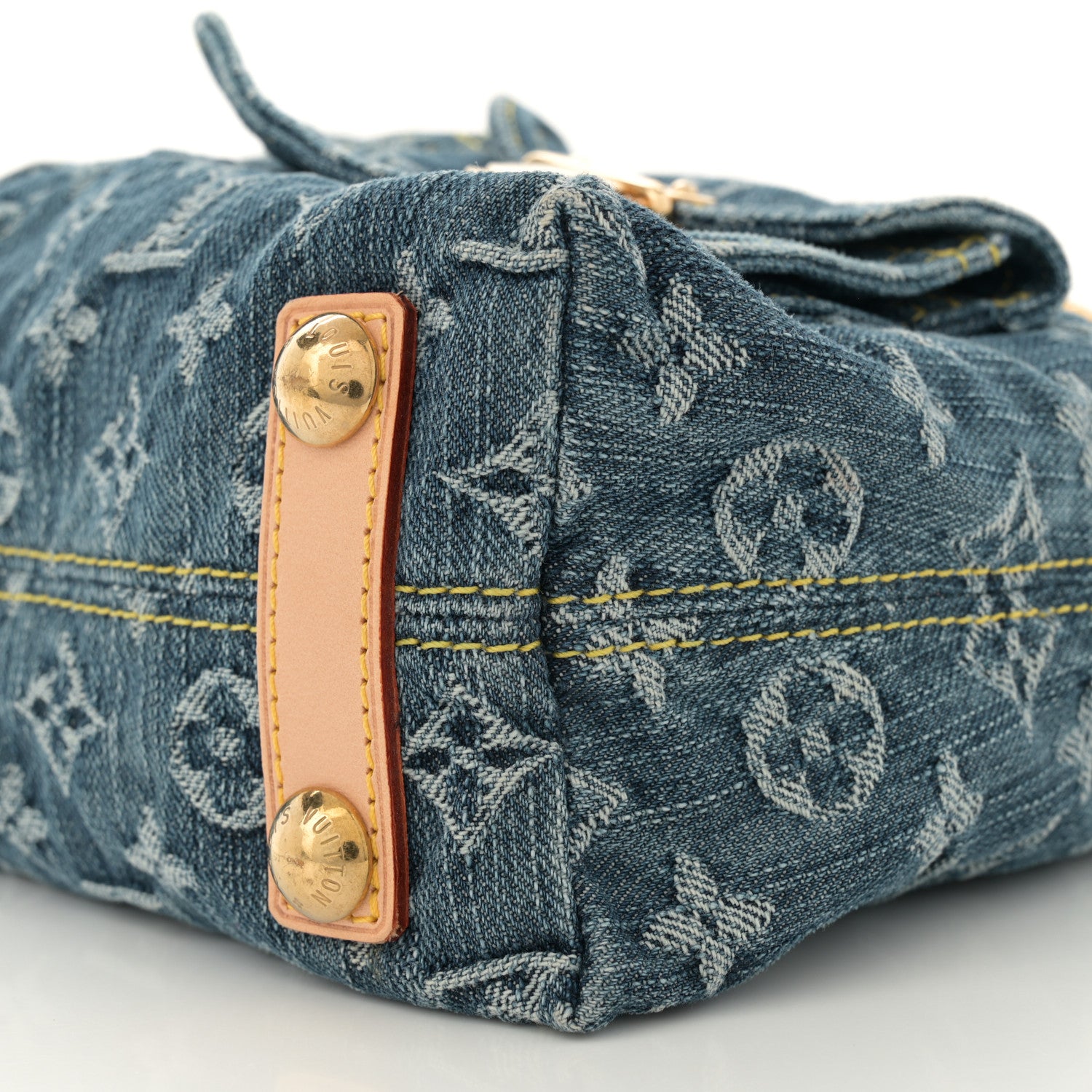 Louis Vuitton Monogram Denim Baggy PM Blue 10 of 12
