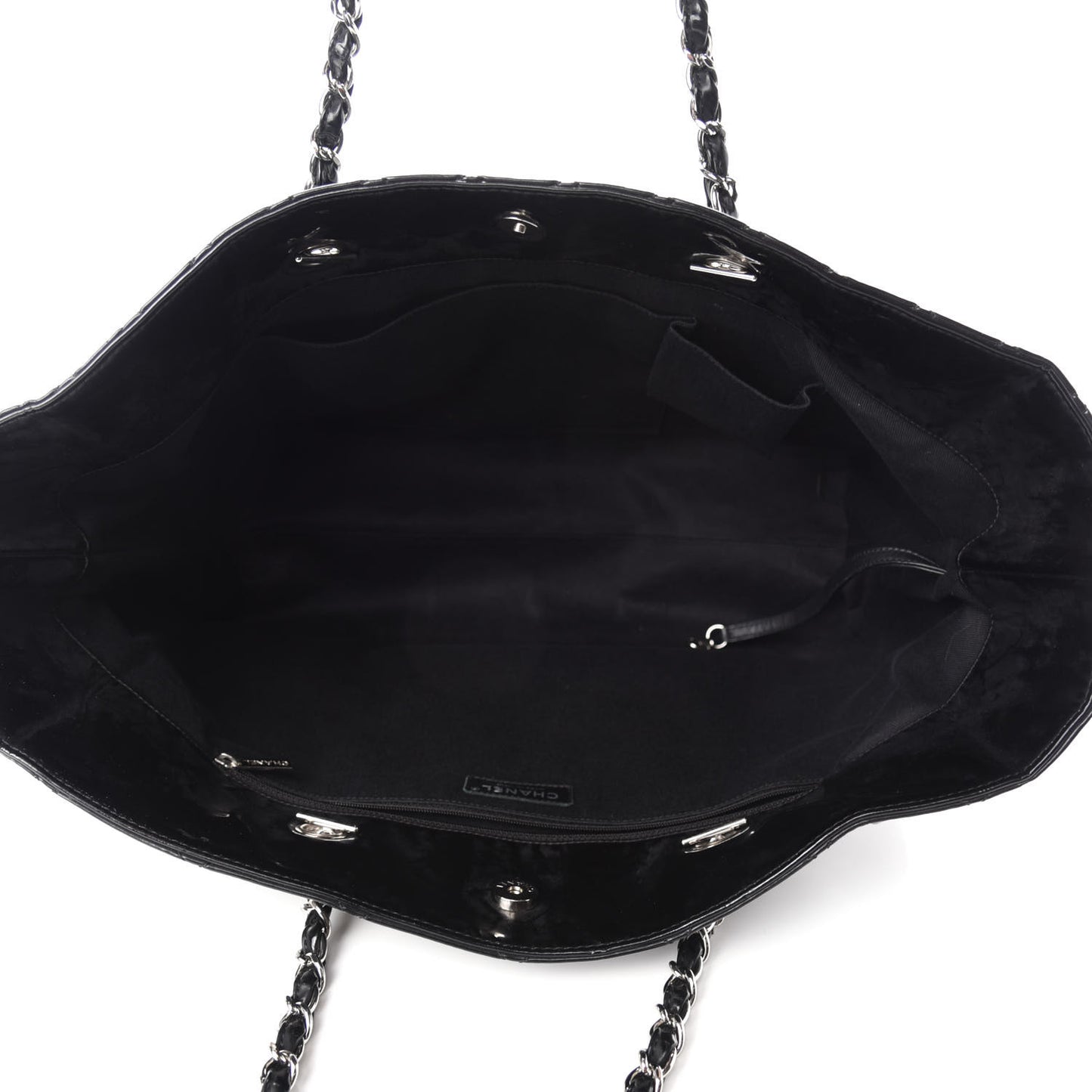 Vinyl Quilted Large In The Business Tote Black