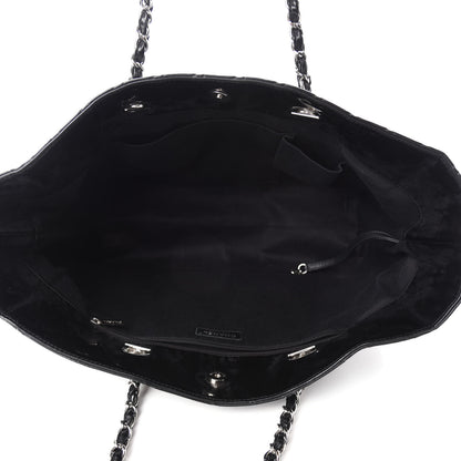 Chanel Vinyl Quilted Large In The Business Tote Black 5 of 11