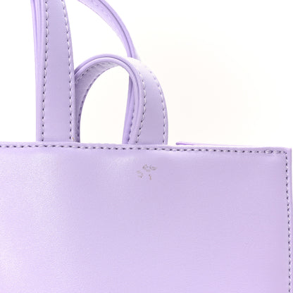 Telfar Vegan Leather Medium Shopping Bag Lavender 10 of 10