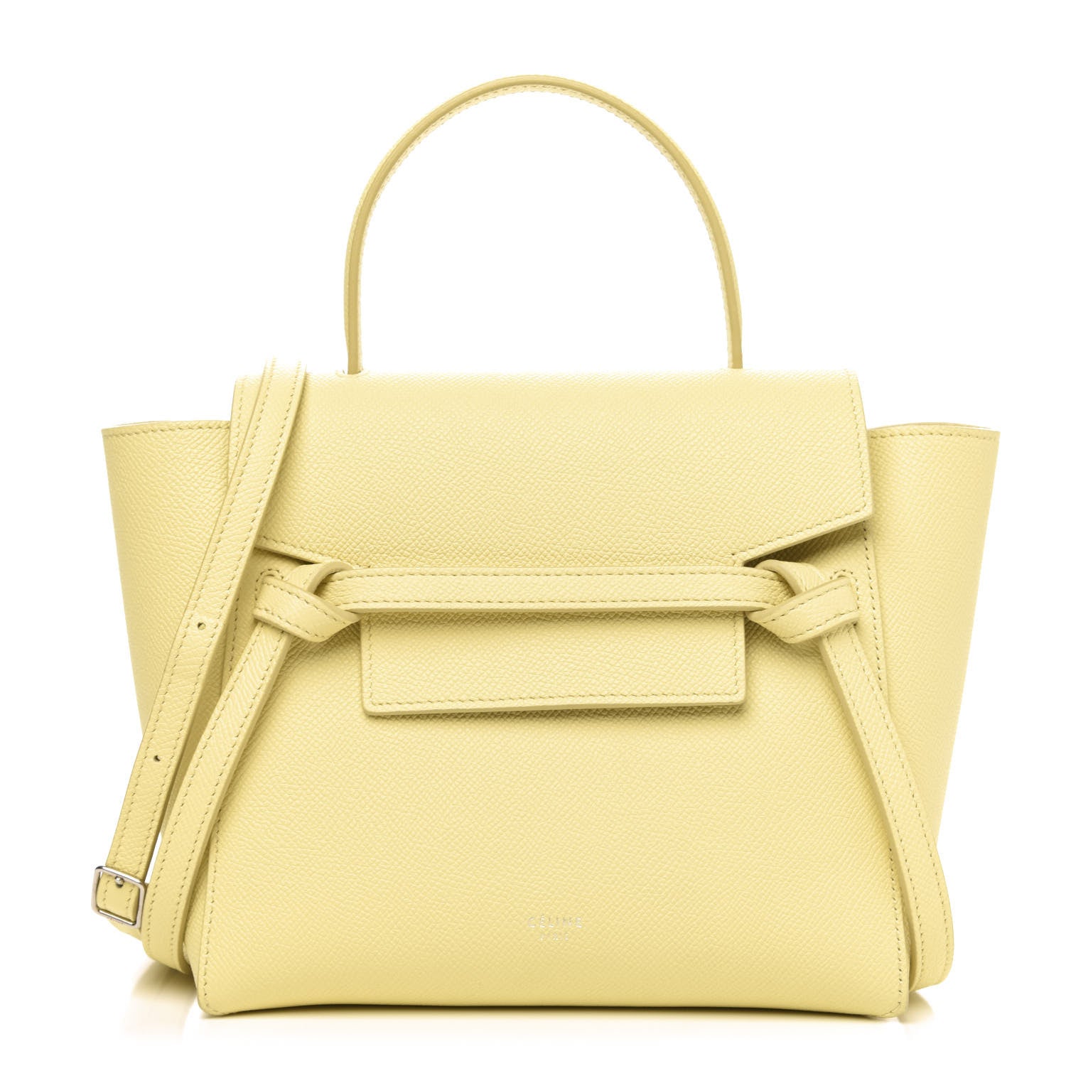 Celine Grained Calfskin Nano Belt Bag Citrus 1 of 11