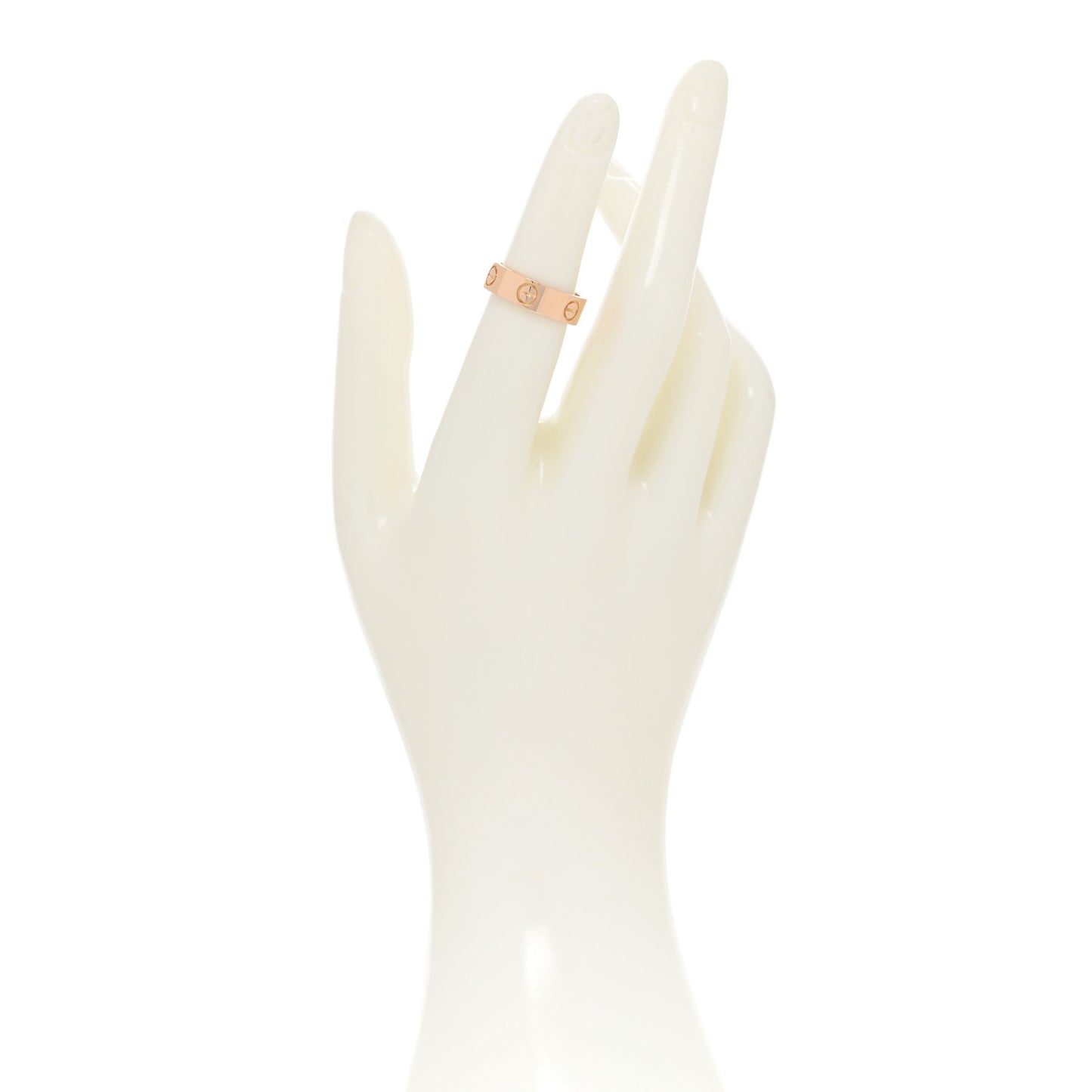 18K Pink Gold 5.5mm LOVE Ring 51 5.75