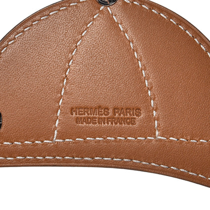 Hermes Swift Paddock Cap Bag Charm Rouge H Craie Sable 4 of 4