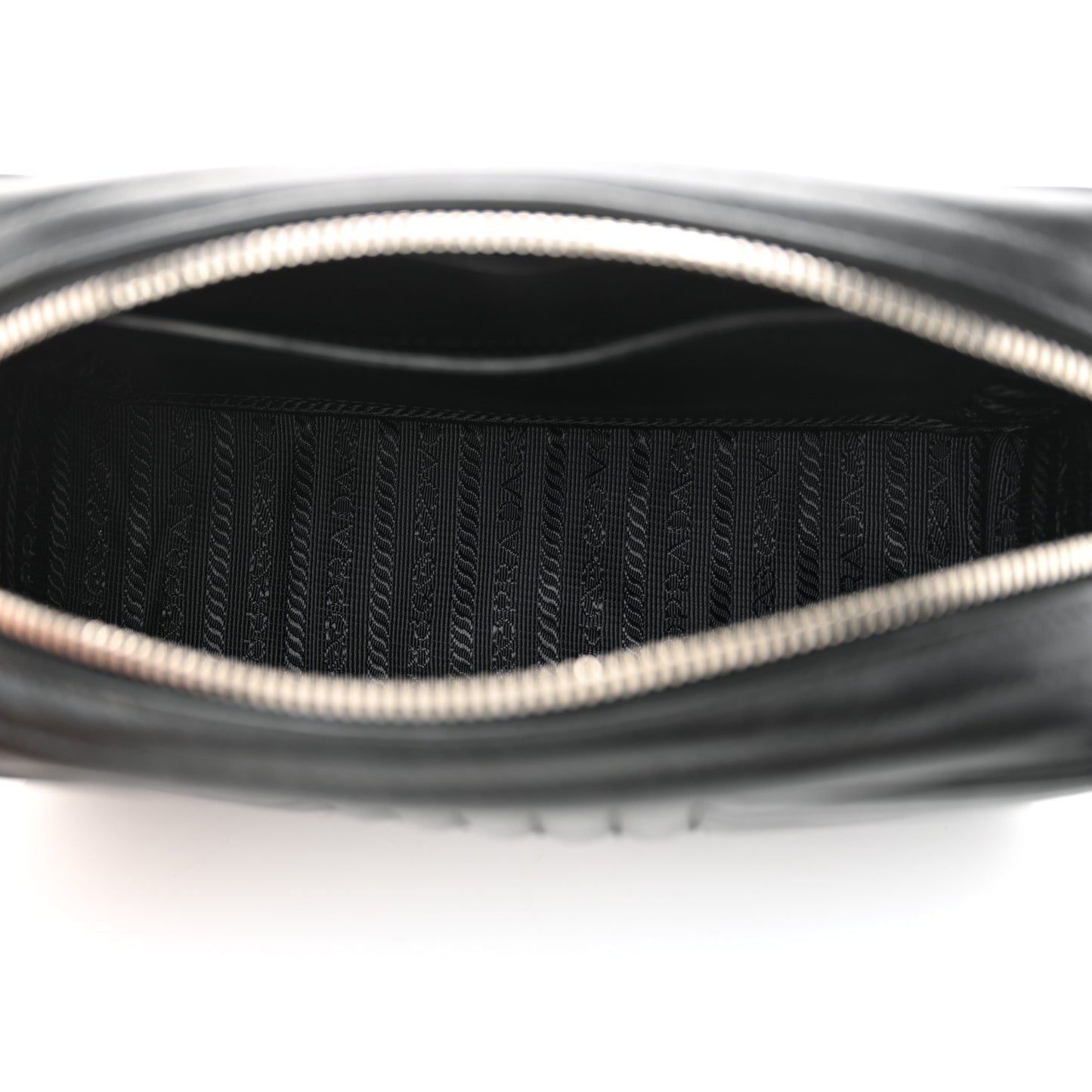 Soft Calfskin Diagramme Camera Bag Black