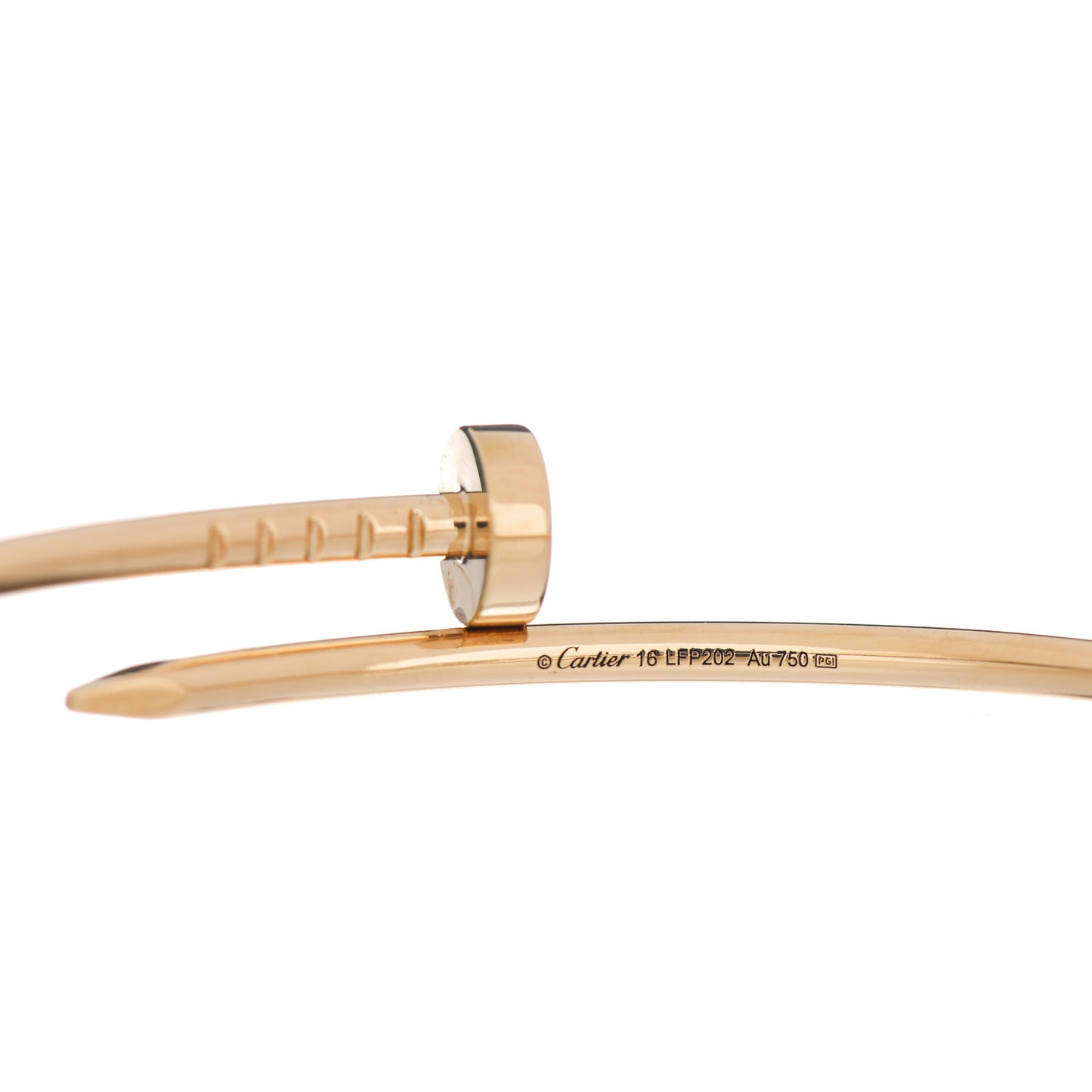18K Yellow Gold Small Juste Un Clou Bracelet 16
