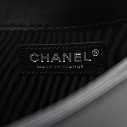 Chanel Calfskin Enchained New Medium Boy Flap Black 6 of 11